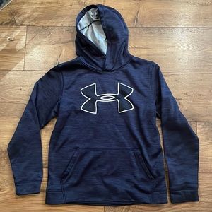Boys under armor hooded sweatshirt long sleeve cold gear